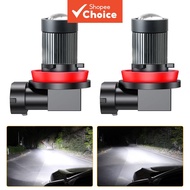 2Pcs White Yellow LED Fog Bulbs H11 H8 H9 H7 Scooter Motorbike Lamp