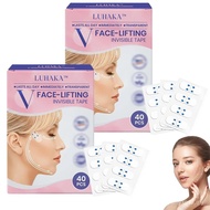 V-Face Lifting Invisible Adhesive Tape,v-face lift tape with bands,neck tape,instant face lift (2 Bo