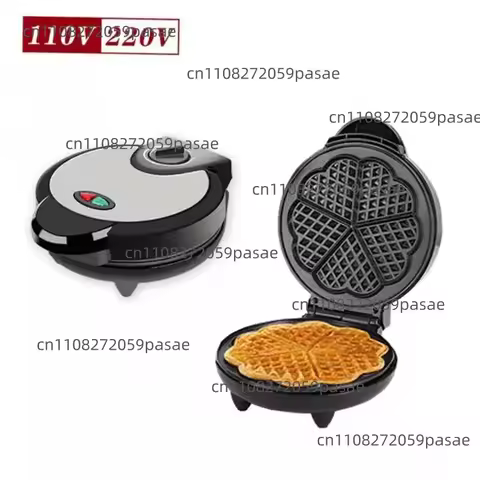 110V Sandwich Waffle Maker 110V Heart-Shaped Waffle Maker
