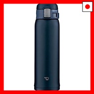 Zojirushi Water Bottle Direct Drinking [One Touch Open] Stainless Steel Mug 480ml Navy SM-SF48-AD