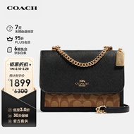 蔻驰COACH【官方直供】奢侈品女士小号单肩斜挎链条包91019IMCBI