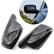 2x Car Door Rearview Mirror Side Mirros Cover For BMW 7 Series E65 E66 E67 2001-2008 & 3Serie E46 20