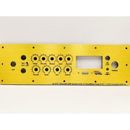 Zk-ST21 Bluetooth Speaker Plate No Movement + MIC AMP Slot 5x25cm.digital Battery Meter Switch 16 Mm