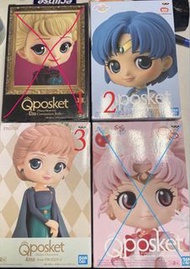 Qposket 公仔 (冰雪奇緣, 美少女戰士)(Anna, Sailor Mercury)