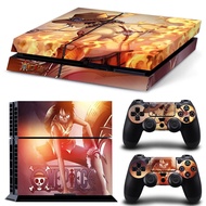 PS4 Skins Vinyl Sticker Decal for PS4 Playstation 4 Console Skin Controller Protector Skins -One Piece