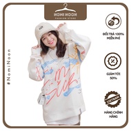 [With Real Video + Photo] Sir Sicr Sky Printed Women'S Sweater Class 1 High Quality Cotton Felt New Model Update - Nomi Noon 626