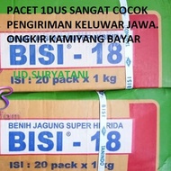 paket 1dus 20x1kg Benih jagung hibrida Bisi 18 jagung bisi18