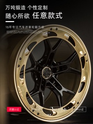 ล้ออัลลอยหล่อแบบกลึงสำหรับ BMW Porsche Audi Jaguar Land Rover Geely AMG ขนาด 19/20/21/22 นิ้ว ล้ออัล