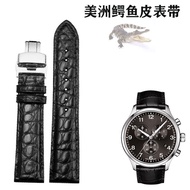 suitable for IWC Crocodile Leather Watch Strap Pilot Portuguese Portofino Men's And Women's Watch Strap 20mm