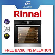 RINNAI RO-E6533T-EB 77L BLACK MADE IN EUROPE MULTIFUNCTION BUILT-IN OVEN WITH AIR FRY