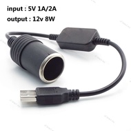 0.3M/1M GPS Socket Connector Cable USB Port 5V Type A Male to 12V to Car Adapter Converter  21MY3