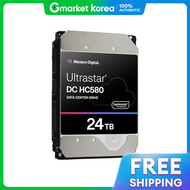 ฮาร์ดดิสก์ Ultrastar HDD 24TB DC HC580 A/S ประกัน 5 ปี WUH722424ALE6L4