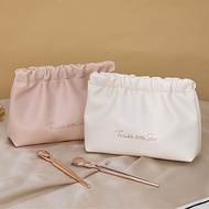 Light Color Wrinkled Storage Bag Lipstick Bag Key Cosmetic Bag Inner Storage Mini A1o7