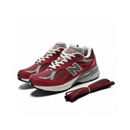 _ New Balance_NB990 V3 Wine Red Fashion retro casual sports shoes and jogging shoes Dads shoes Couple shoes