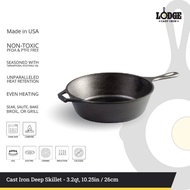 Lodge Cast Iron 10.25 Inch Deep Skillet Cast Iron