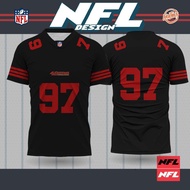 2025 American Football Jersey Premium Rugby Jersey Nic Bosa S. Franciso 49ers BLACK Embroidery Plus 