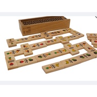 Fruit Dominoes_Dominos_Wooden Dominoes Set