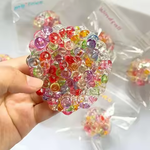 Moldable Stress Relief Soft Squishy Balls Crunchy Fidget Toys New Super Soft Squishy Balls Memory Ge