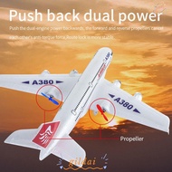 GILDAI Plane Toy Fixed Wing Kid Boy Gift for Airbus A380 RC Glider