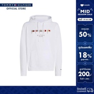 Tommy Hilfiger เสื้อสเวตเตอร์ ผู้ชาย รุ่น MW0MW38666 YBR - สีขาว