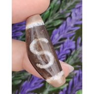 💥Ready Stock💥 39.3x14.5x11.4mm ⭐反S⭐ 牛角型 金钱勾天珠 财源滚滚 ⭐Inverted S⭐ Tanduk Prosperity S Hook Dzi Money H