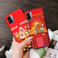 Oppo a77 5g /a57 2022 case with lucky god of wealth print