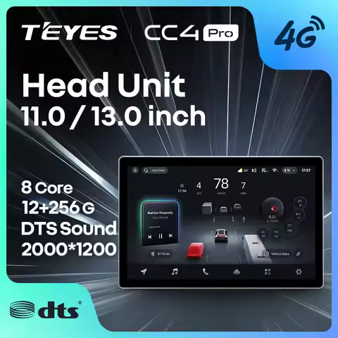 TEYES CC4 PRO 13inch 11inch For Toyota Volkswagen Hyundai Car Radio Video Player Navigation stereo A