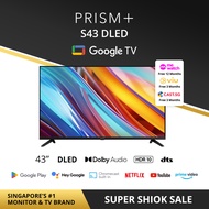 PRISM+ S43 DLED | Google TV | 43 inch | Quantum Colors | Google Playstore | HDR10 | Dolby Vision | Dolby Atmos