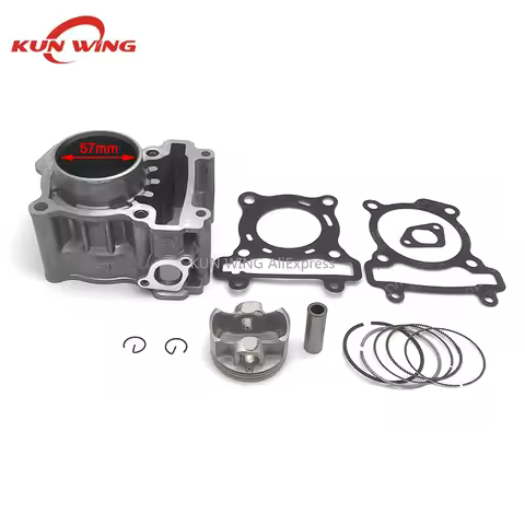 57MM Big Bore 150cc Cylinder Piston Kit For Yamaha X-MAX 125 X Max 125 WR125 YZF-R125 MT125 5D7 1B9-