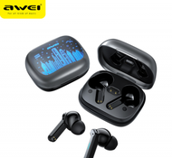 AWEI - T53真無線藍牙耳機 RGB彩燈 遊戲耳機 【圖案隨機】立體聲音效