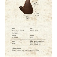 Crazy hourse type genuine cowhide chest bag, latest model