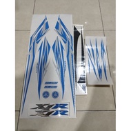 STRIPE YAMAHA X1R MODEL SKALA CUSTOM WARNA Motorcycle Sticker