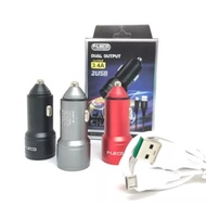 Fleco F-68 Car Charger Fleco 2usb 3 Car ChargerOriginal. Fleco 2usb F-68 Car Fast Sever Original