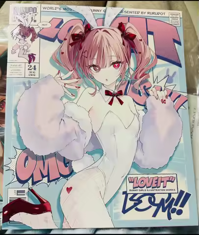Rurudo LOVE IT ( BUNNY GIRLS ILLUSTRATION WORKS ) Art Collection Book Rabi Illustration Painting Wor