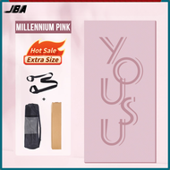 JBA Yoga Mat For Double Thick 15mm Extra Size TPE Anti Slip With Carrier Bag Durable Waterproof Good