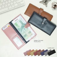 Nisa 02 MINI BUTTON DISCIPLINE / LAURA MONTHIAN FINANCE WALLET / 32 SLOT MINI WALLET WALLET