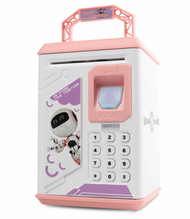 Boyroom สแกนลายนิ้วมือกระปุกออมสินเงินกระปุกออมสิน Saving เครื่องกระปุกออมสิน Atm Finger Scan กระปุก