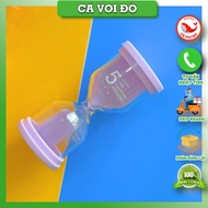 HAPPY TIME Hourglass Meaningful giftPiece - PT 5 MINUTES Purple