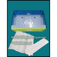 M-Fold Paper Dispenser, M-Fold Towel Dispenser (Transparent Design)
