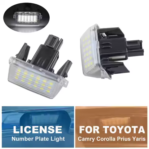 White 6000K 2PCS For Toyota Auris E1 E18 Avensis Avalon Camry Hybrid Corolla Fielder Esquire Highlan