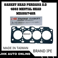 MD199174 GASKET MENTAL HEAD 1.5MM PERDANA 2.0 16V 4G63 BRAND IPE 100& MADE IN TAIWAN
