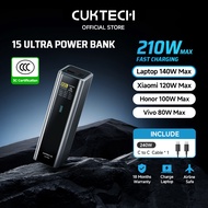 【3C Certification】CUKTECH 210W Fast Charging 20000mAh Powerbank Xiaomi 120W Max Samsung 45W iP16/15/