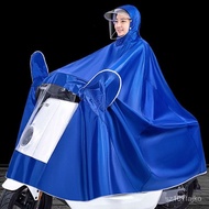 Raincoat Electric Motorcycle Single Double plus-Sized Thickened Men's and Women's Long Whole Body New Rainproof Raincoat