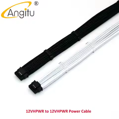 Angitu Premium 12VHPWR To 12VHPWR PSU Power Cable For RTX4080 4090Ti 5.0 12+4Pin/16Pin PCIE 5.0 600W