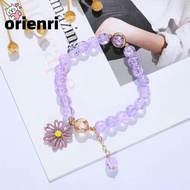 ORIENRI Korean Daisy Bracelet, Lucky Elastic Bohemian Bracelet,  Multicolor Handmade Bracelet Bohemi