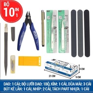Bộ dụng cụ (Tool) lắp ráp đồ chơi mô hình GUNDAM BANDAI GUNPLA Bộ từ 10 dụng cụ đến Bộ 1 dụng cụ đa