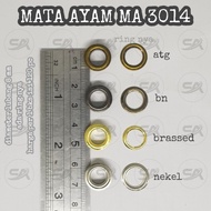 MATA EYELET 8MM CHICKEN EYE MA 3014 (BKS | 120 pc)