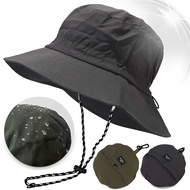 Summer Women Waterproof Fisherman Hat Sun Anti-UV Protection Camping Hiking Mountaineering Caps Men's Panama Bucket Outdoor Hat