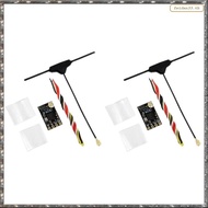 [L W H Y] 2PCS ELRS 2.4GHz Receiver NANO ExpressLRS Receiver with T-Type Antenna Support Wifi Upgrad
