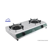 Chelstar Dapur Tekanan Rendah(J-5555K)Chelstar Low Pressure Double Burner(J-5555K)双头炉灶台(J-5555K)